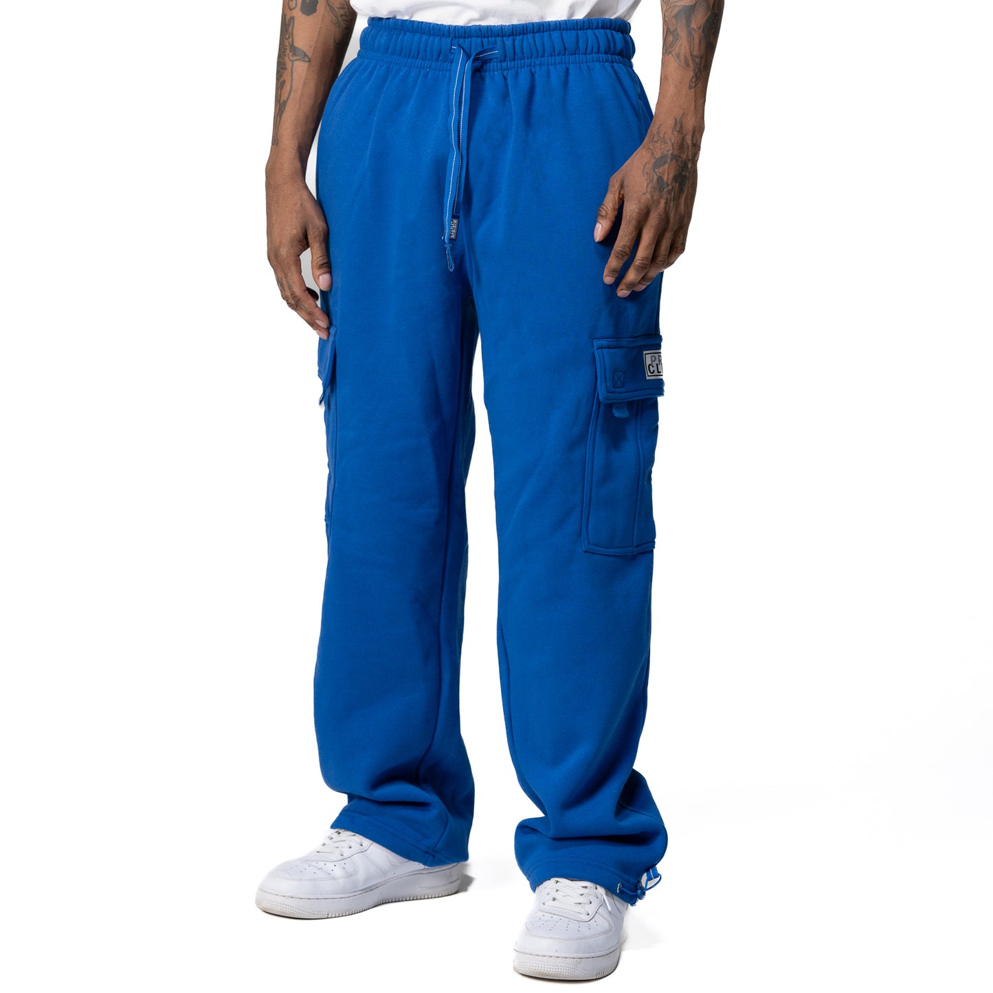 Pro Club Heavyweight Fleece Cargo Pants Royal Blue