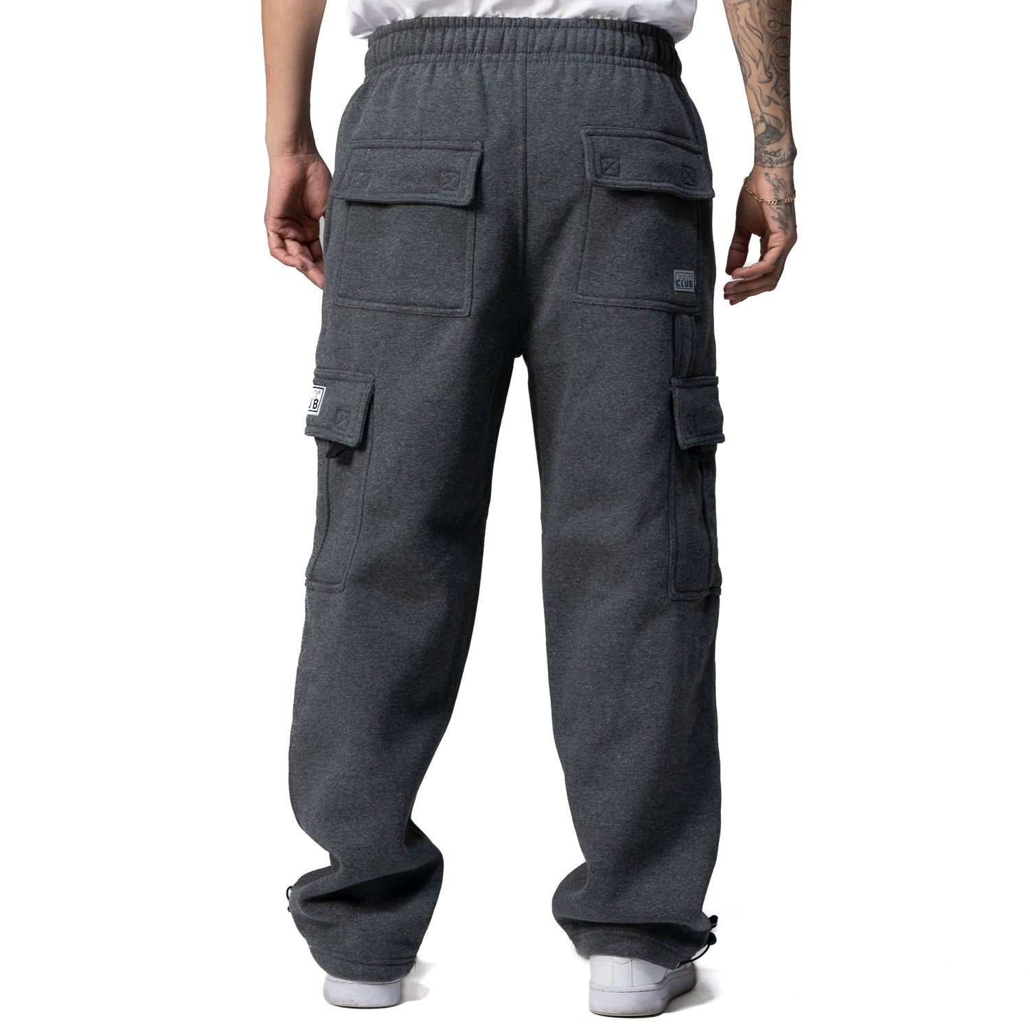 Pro Club Heavyweight Fleece Cargo Pants Charcoal