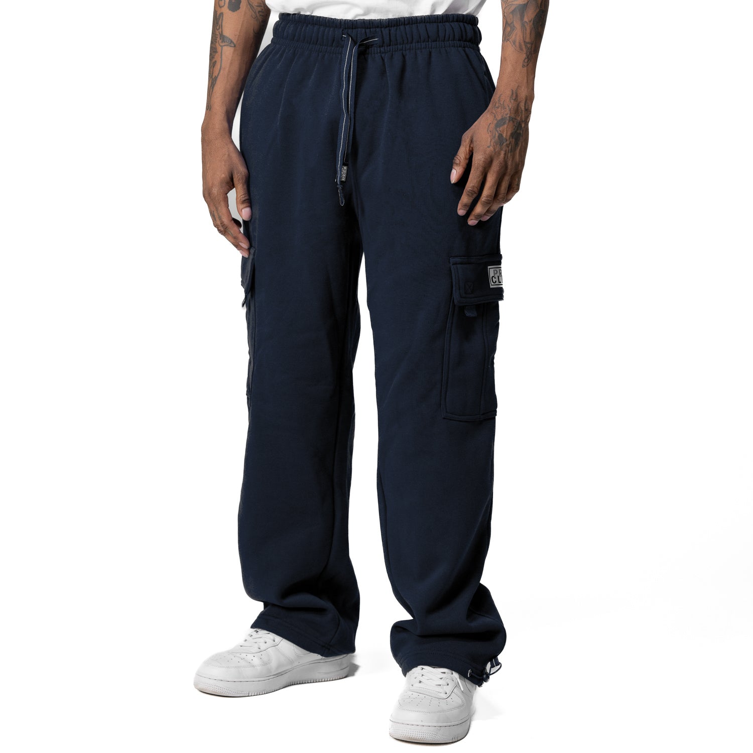 Pro Club Heavyweight Fleece Cargo Pants Navy